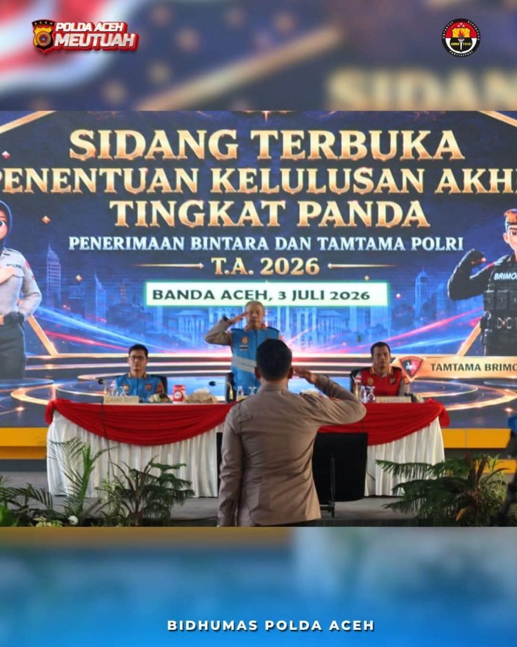 141 Peserta Lulus Seleksi Bintara dan Tamtama Polri TA 2026 di Polda Aceh, Rekrutmen Digelar Transparan dan Akuntabel