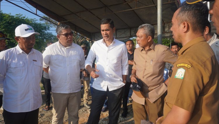 Sekda Aceh Tinjau Rehabilitasi Sawah di Aceh Timur, Dorong Percepatan Pemulihan Sektor Pertanian