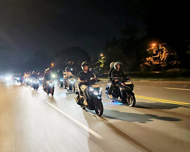 Vario Street Nation Batam Satukan 55 Bikers, Perkuat Solidaritas dan Kampanye #Cari_Aman