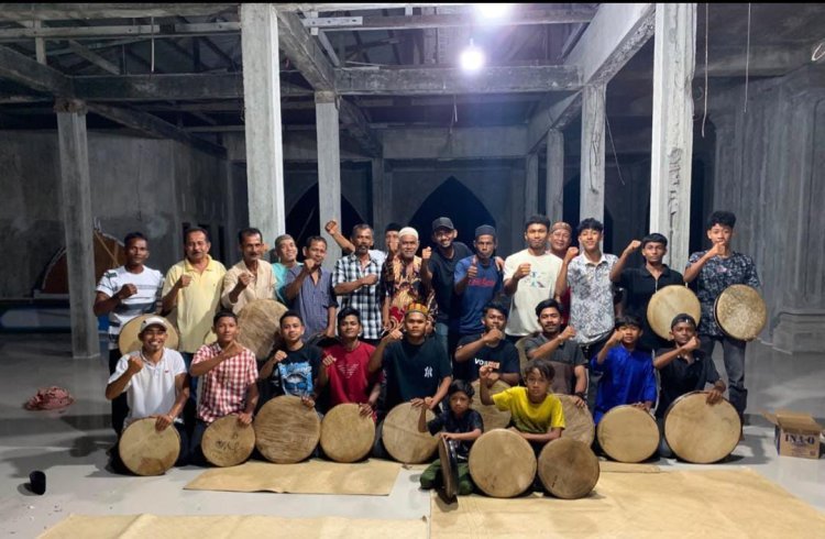 Mahasiswa KKN USK Kelompok 192 Hidupkan Kembali Rapai Kaoy, Warisan Budaya Aceh Berusia 150 Tahun