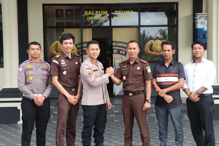 Polres Aceh Singkil dan Kejari Perkuat Sinergitas Penegakan Hukum Lewat Koordinasi APH