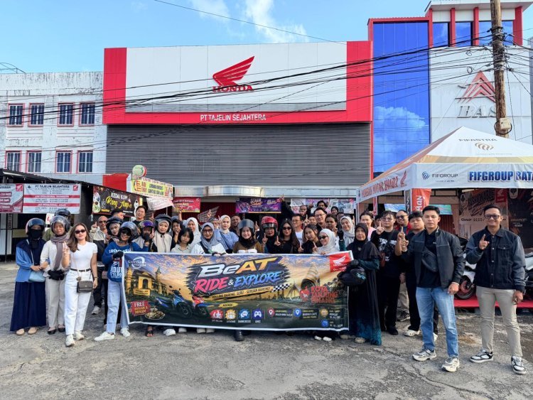 Capella Honda Kepri Gelar BeAT Ride & Explore, Ajak Konsumen Nikmati Pesona Kota Tanjungpinang