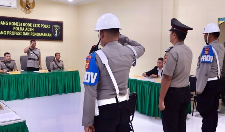 Polda Aceh PTDH Anggota Polres Aceh Selatan yang Terlibat Dugaan Perampokan Toko Emas