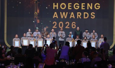 Kapolda Aceh dan PJU Nobar Hoegeng Awards 2026, Lima Polisi Teladan Raih Penghargaan