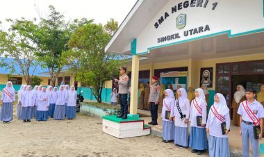 Kapolres Aceh Singkil Jadi Pembina Upacara di SMAN 1 Singkil Utara, Ajak Pelajar Disiplin dan Jauhi Perilaku Negatif