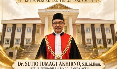 Ketua MA Lantik Dr. Sutio Jumagi Akhirno sebagai Ketua Pengadilan Tinggi Banda Aceh, Nursyam Dimutasi ke Banjarmasin