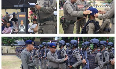 Kapolda Aceh Tutup Pembinaan Tradisi dan Pembaretan 65 Bintara Remaja Satbrimob Polda Aceh