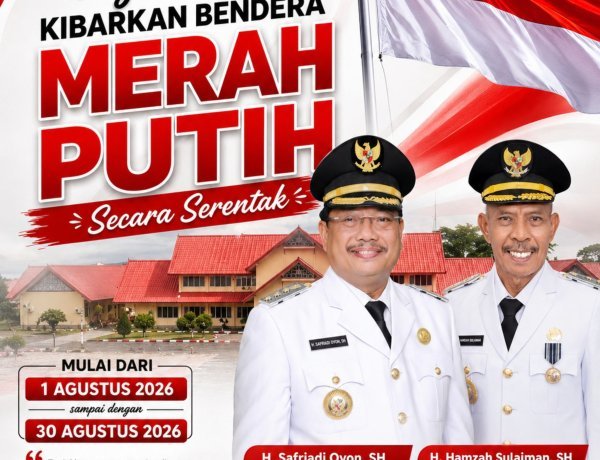 Bupati Aceh Singkil Ajak Masyarakat Kibarkan Bendera Merah Putih Selama Agustus 2026 Sambut HUT ke-81 RI