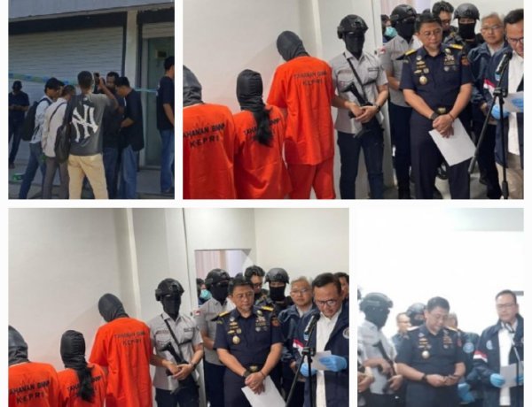BNN dan Bea Cukai Bongkar Sindikat Narkoba Lintas Negara di Batam, Enam Tersangka Ditangkap