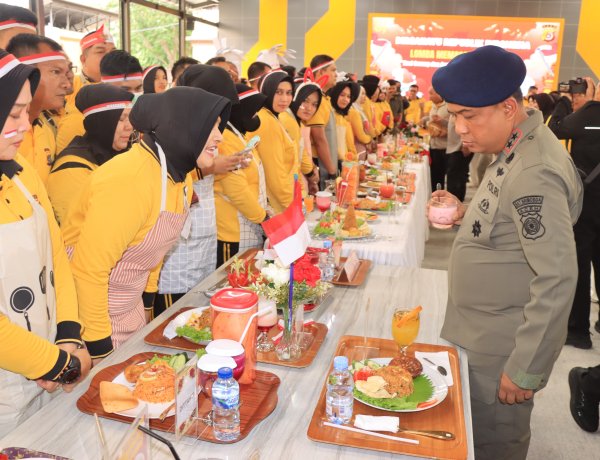 Meriahkan HUT Ke-81 Kemerdekaan RI, Polda Aceh Gelar Lomba Memasak Nasi Goreng dan Aneka Minuman Segar