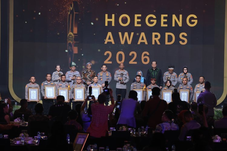 Kapolda Aceh dan PJU Nobar Hoegeng Awards 2026, Lima Polisi Teladan Raih Penghargaan