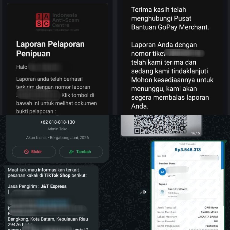 Warga Batam Rugi Rp78,8 Juta, Diduga Tertipu Modus Refund Pesanan TikTok Shop