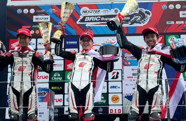 Abimanyu Bintang Fermadi Raih Double Winner di Thailand, Pebalap Binaan AHM Harumkan Nama Indonesia di Kancah Internasional