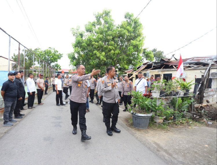 Kapolda Aceh Tinjau Kerusakan Rumah Dinas Aspol Lamteumen I Akibat Angin Kencang