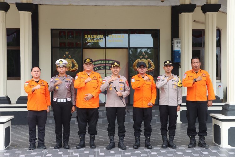 Kolaborasi Polres Aceh Singkil dan Basarnas Nias Perkuat Kesiapsiagaan Penanganan Darurat