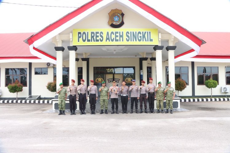 Kapolres Aceh Singkil Lepas Taruna Akpol Usai Jalani Taruna Bakti di Sekolah Rakyat